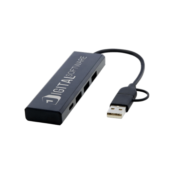 Recycled Aluminium USB-2.0 Hub
